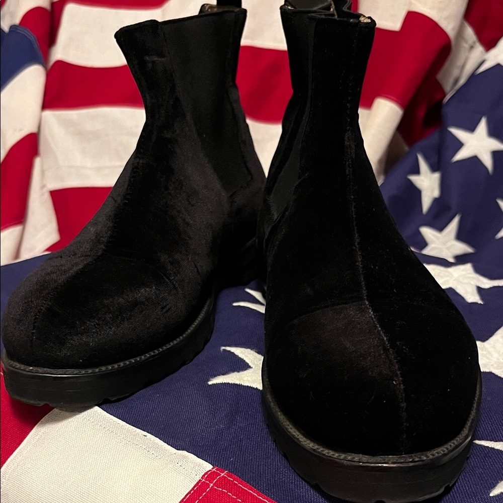 Brand New Alberto Guardian Black Velvet Boots - Picture 4 of 8